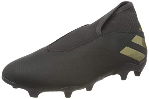 adidas Nemeziz 19.3 LL FG, Botas de fútbol. Hombre, Core Black Gold Metallic Utility Black, 43 1/3 EU