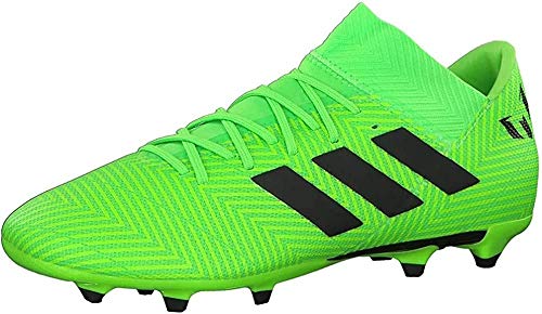 Adidas Nemeziz Messi 18.3 FG J, Botas de fútbol Unisex Adulto, Verde Versol Negbás Versol 000, 38 2/3 EU