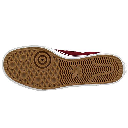 adidas Nizza - Zapatillas de deporte para mujer, estilo casual, color burdeos, talla 7.5 B