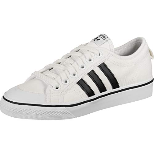 adidas Nizza, Zapatillas de Gimnasia Hombre, Blanco (FTWR White/Core Black/FTWR White FTWR White/Core Black/FTWR White), 36 2/3 EU