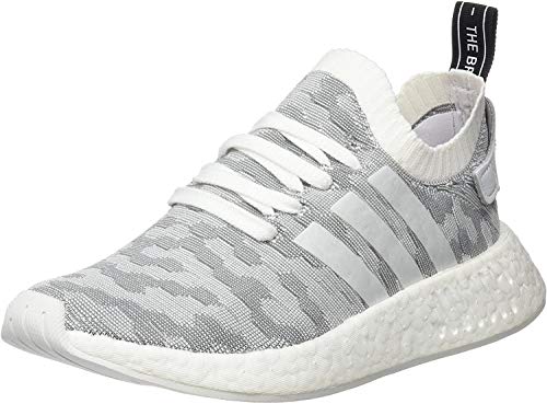 adidas NMD_R2 PK W, Zapatillas de Deporte Mujer, (FTWR White/FTWR White/Core Black), 36 2/3 EU