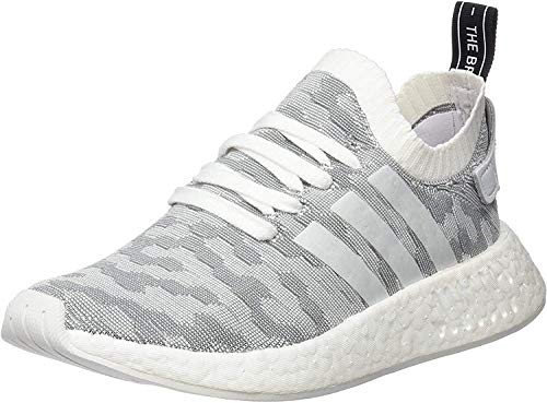 adidas NMD_R2 PK W, Zapatillas de Deporte Mujer, (FTWR White/FTWR White/Core Black), 36 2/3 EU