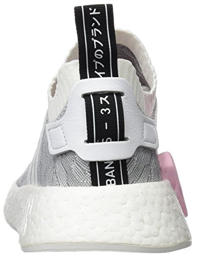 adidas NMD_R2 PK W, Zapatillas de Deporte Mujer, (FTWR White/FTWR White/Core Black), 36 2/3 EU