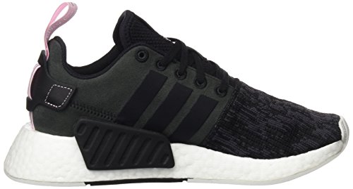 adidas NMD_R2 W, Zapatillas de Deporte Mujer, (Core Black/Core Black/Wonder Pink F10), 38 2/3 EU