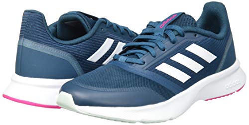 adidas Nova Flow, Zapatillas de Running Mujer, Tech Mineral/FTWR White/Shock Pink, 37 1/3 EU