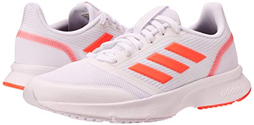 Adidas Nova Flow, Zapatillas Running Mujer, Blanco (FTWR White/Signal Coral/FTWR White), 38 2/3 EU