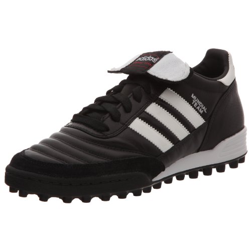 adidas Originals Mundial Team, Botas de fútbol Unisex Adulto, Black/Running White FTW/Red, 44 2/3