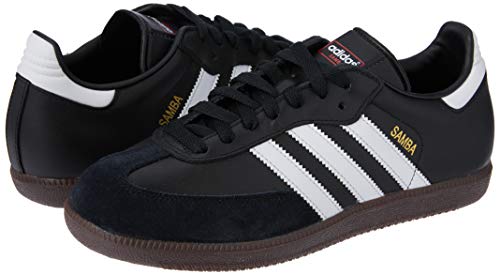 adidas Originals Samba, Zapatillas de Fútbol Hombre, Negro Black Running White, 42 2/3 EU