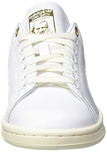 adidas Originals Stan Smith, Zapatillas Mujer, Color Blanco y Dorado metálico, 44 EU