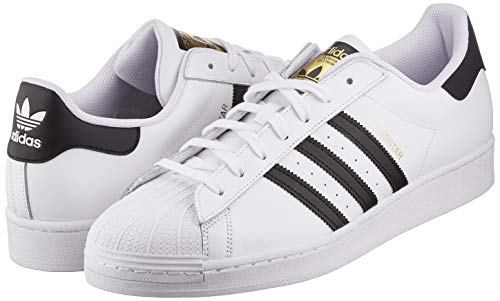 adidas Originals Superstar, Zapatillas Deportivas Hombre, Footwear White/Core Black/Footwear White, 43 1/3 EU