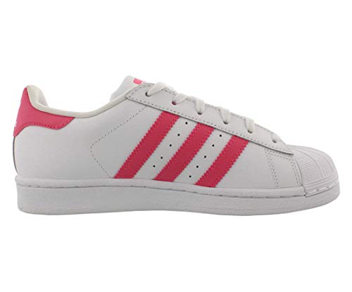 Adidas ORIGINALS Superstar, Zapatillas Hombre, Blanco Real Rosa Real, 39 1/3 EU