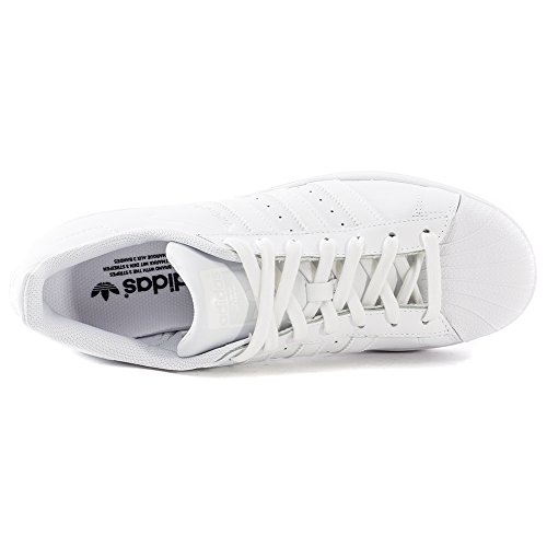 adidas Originals Superstar, Zapatillas Unisex Adulto, Blanco (Footwear White/Footwear White/Footwear White), 38 EU