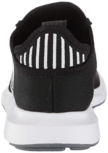 adidas Originals Women's Swift Essential Sneaker, Black/White/Silver, 11 M US