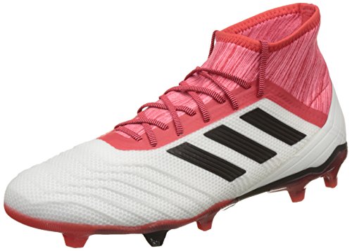 Adidas Predator 18.2 FG, Botas de fútbol Hombre, Blanco (Ftwbla/Negbas/Correa 000), 43 1/3 EU