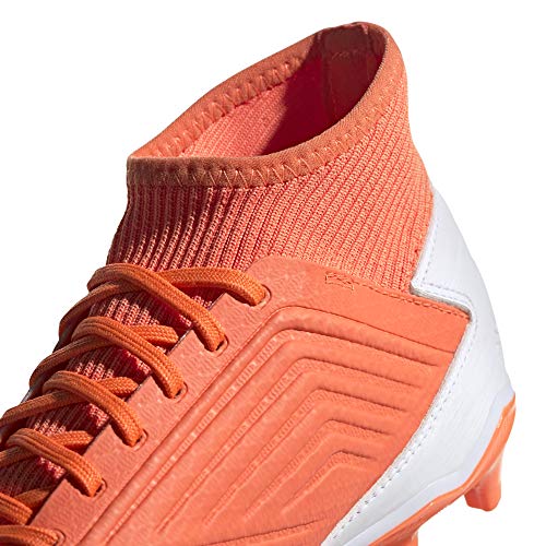 adidas Predator 19.3 FG Mujer, Bota de fútbol, Hi-Res Coral-White-Glow Pink, Talla 6 UK (39 1/3 EU)