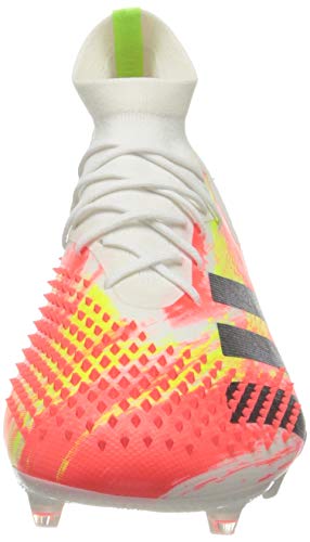adidas Predator Mutator 20.1 Firm Ground, Zapatillas de fútbol Hombre, Ftwwht Cblack Pop, 41 1/3 EU