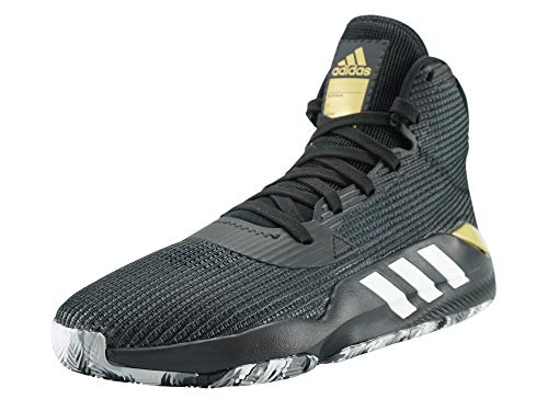 Adidas Pro Bounce 2019, Zapatillas de Baloncesto Hombre, Multicolor (Negbás/Ftwbla/Gricua 000), 48 EU