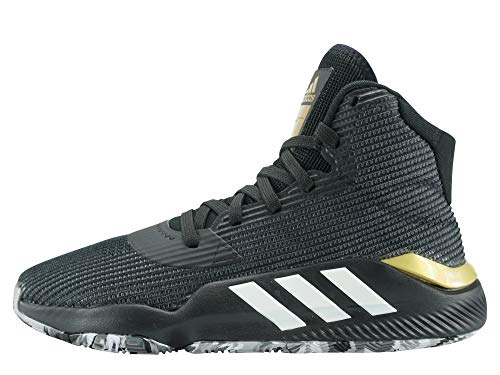 Adidas Pro Bounce 2019, Zapatillas de Baloncesto Hombre, Multicolor (Negbás/Ftwbla/Gricua 000), 48 EU