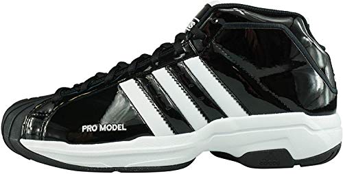 Adidas Pro Model 2G, Zapatillas Baloncesto Hombre, Negro Core Black FTWR White Core Black, 45 1/3 EU