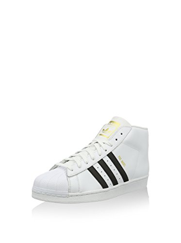 adidas Pro Model, Zapatillas de Deporte Hombre, Blanco (Ftwbla/Negbas/Ftwbla), 38 EU