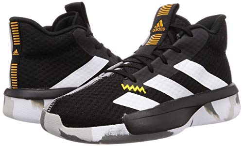 Adidas Pro Next 2019 K, Zapatillas de Baloncesto Unisex niño, Multicolor (Negbás/Ftwbla/Oroact 000), 32 EU