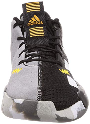 Adidas Pro Next 2019 K, Zapatillas de Baloncesto Unisex niño, Multicolor (Negbás/Ftwbla/Oroact 000), 32 EU