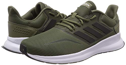 adidas Runfalcon, Zapatillas de Running para Hombre, Verde (Raw Khaki/ Core Black/ Ftwr White), 40 2/3 EU