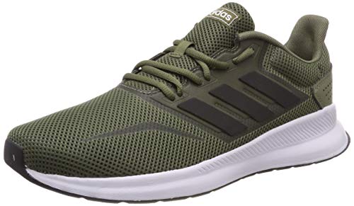 adidas Runfalcon, Zapatillas de Running para Hombre, Verde (Raw Khaki/ Core Black/ Ftwr White), 40 2/3 EU