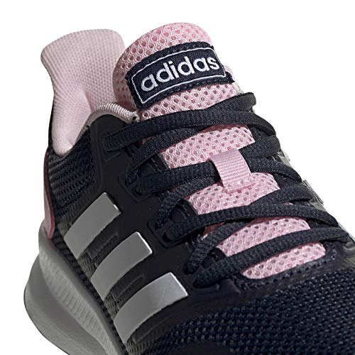 adidas RUNFALCON, Zapatillas Running Mujer, Bleu Marine Blanc Rose Clair, 37 1/3 EU