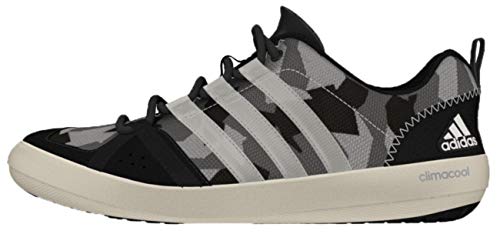 adidas Sailing - Zapatillas de lona para mujer y hombre, diseño de camuflaje, talla 40 2/3 EU, color: verde menta, azul, blanco y verde