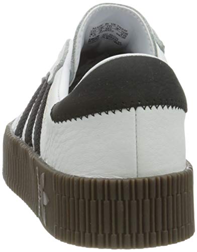 Adidas Sambarose, Zapatillas Clasicas Mujer, Blanco (Cloud White/Core Black/Gum5), 42 EU