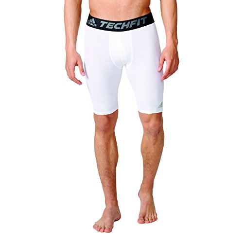 adidas Shorts TF Base ST Mallas Cortas, Hombre, Blanco (White), S