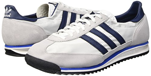 Adidas SL 72, Zapatillas de Running Hombre, Blanco/Azul Marino/Gris (Ftwbla/Maruni/Reabri), 42