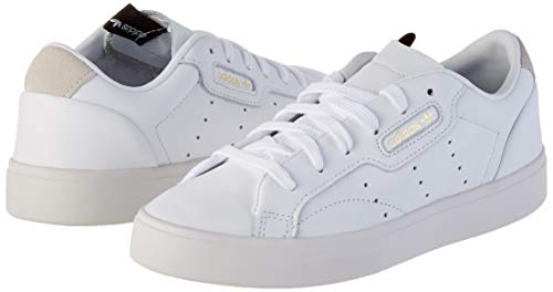 adidas Sleek, Zapatillas Mujer, Color Blanco Footwear White Crystal White 0, 39 1/3 EU