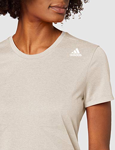 adidas Sn SS tee W Camiseta de Manga Corta, Mujer, Multicolor (Lino), M