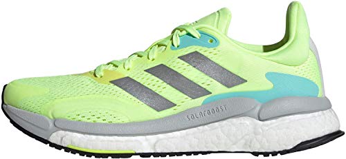 adidas Solar Boost 21, Zapatillas para Correr de Carretera Mujer, Hireye Silvmt Dshgry, 40 EU