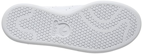 Adidas Stan Smith J, Zapatillas de Gimnasia Unisex Adulto, Blanco (FTWR White/FTWR White/EQT Blue FTWR White/FTWR White/EQT Blue), 37 1/3 EU