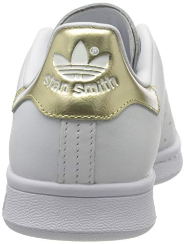 adidas Stan Smith W, Zapatillas Mujer, Multicolor (FTWR White/FTWR White/Gold Met. Ee8836), 40 EU