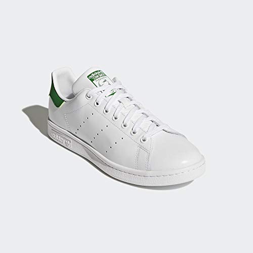 adidas Stan Smith, Zapatillas de Gimnasia Hombre, Blanco (Ftwrwhite/Core White/Green Ftwrwhite/Core White/Green), 40 EU