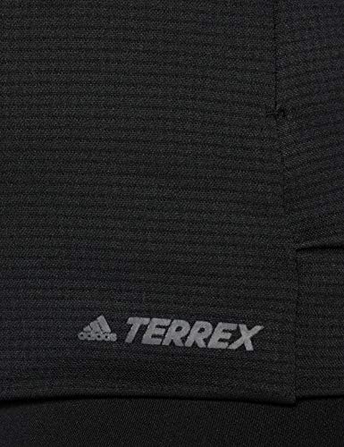 adidas Stock Horn Forro Polar Manga Larga Sudadera, otoño/Invierno, Mujer, Color Negro, tamaño 42