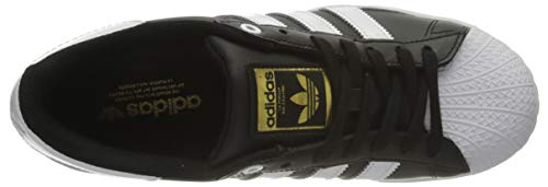 adidas Superstar Bold, Sneaker Mujer, Core Black/Footwear White/Gold Metallic, 38 EU