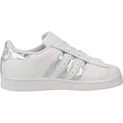 Adidas Superstar C, Zapatillas Unisex niños, Blanco (Footwear White/Footwear White/Footwear White 0), 34 EU