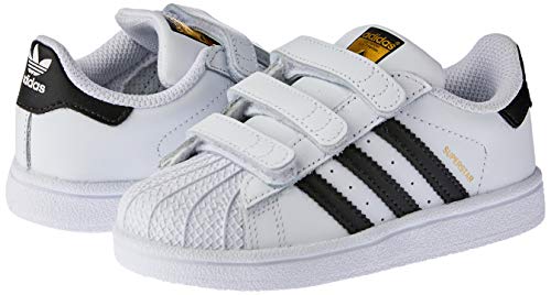 adidas Superstar CF, Zapatillas Unisex Niños, Blanco (Footwear White/Core Black/Footwear White 0), 25 EU