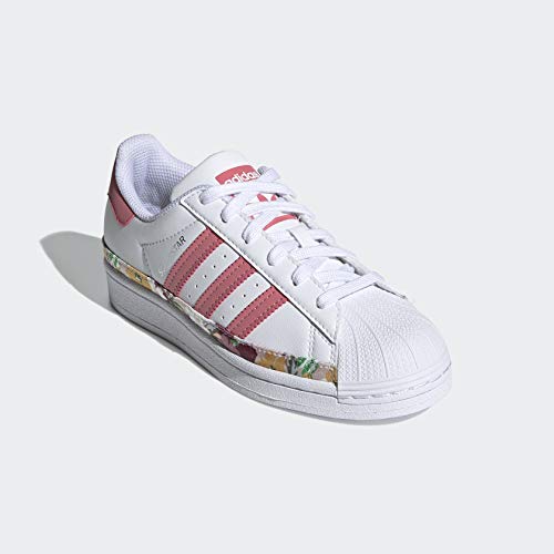 adidas Superstar J, Deportivas, FTWR White Hazy Rose Hazy-Zapatillas, 35.5 EU