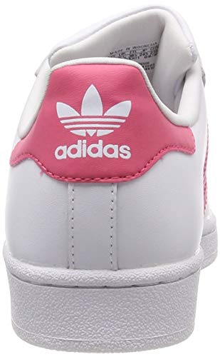 Adidas Superstar J, Zapatillas de Gimnasia Unisex Adulto, Blanco (FTWR White/Clear Pink/Clear Pink FTWR White/Clear Pink/Clear Pink), 38 EU