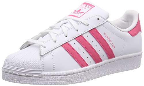 Adidas Superstar J, Zapatillas de Gimnasia Unisex Adulto, Blanco (FTWR White/Clear Pink/Clear Pink FTWR White/Clear Pink/Clear Pink), 38 EU