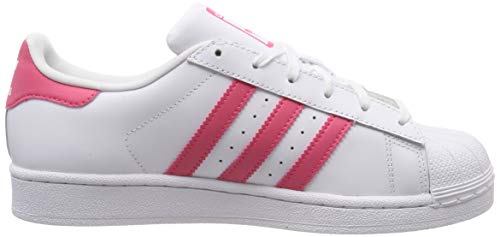 Adidas Superstar J, Zapatillas de Gimnasia Unisex Adulto, Blanco (FTWR White/Clear Pink/Clear Pink FTWR White/Clear Pink/Clear Pink), 38 EU