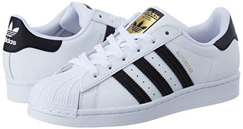 adidas Superstar, Sneaker Mujer, Footwear White/Core Black/Footwear White, 39 1/3 EU