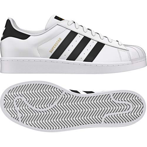 adidas Superstar, Zapatillas de deporte para Hombre, Blanco (Ftwr White/Core Black/Ftwr White 0), 38 2/3 EU
