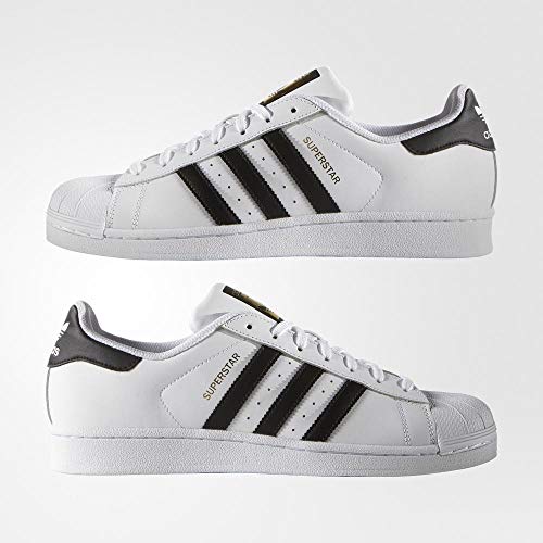 adidas Superstar, Zapatillas de deporte Unisex Adulto, Blanco (Ftwr White/Core Black/Ftwr White), 40 2/3 EU